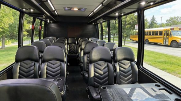18 passenger minibus inside