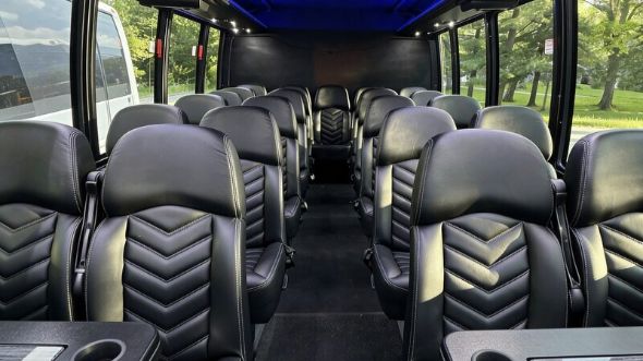 20 passenger minibus interior