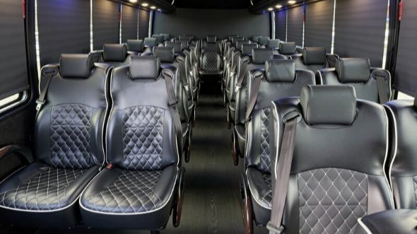 25 passenger minibus interior