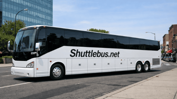 55 passenger charter bus